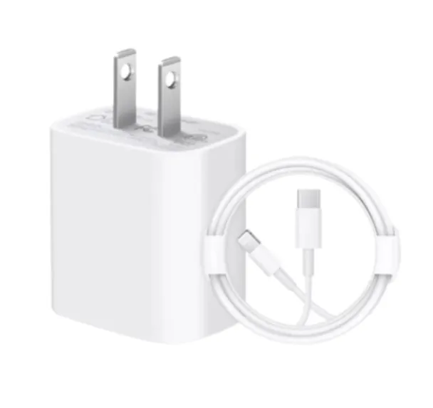 Cargador iPhone 13 Apple/25w + Cable 1Metro