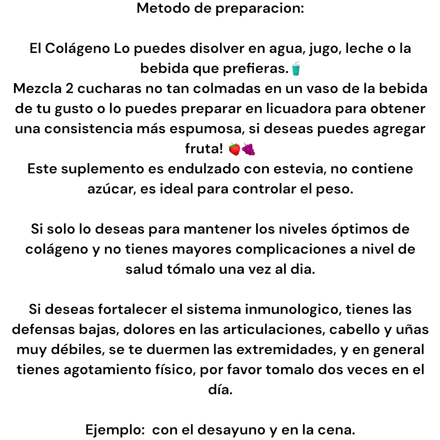 Colágeno Hidriolizado+Biotina+Curcuma+Vitaminas