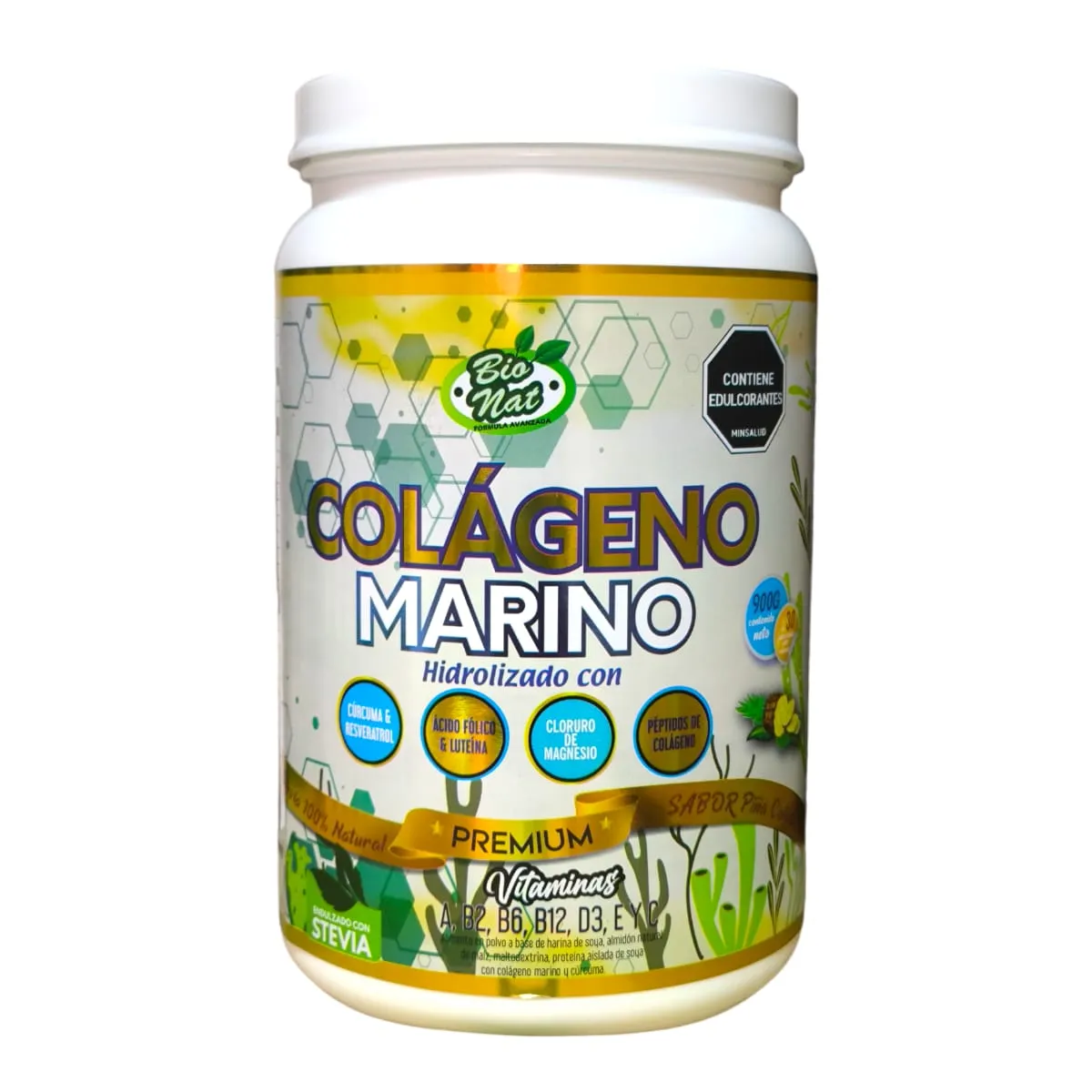 Colageno Marino Premium  X 2 unidades  Piña colada