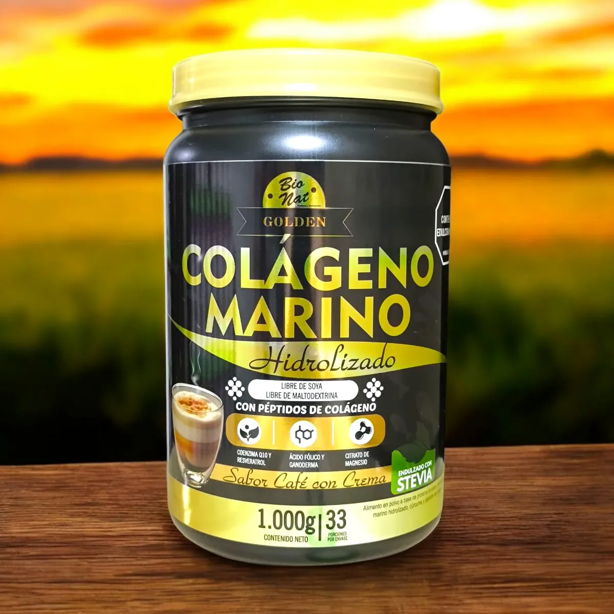 2 Colágenos Marino sin soya ni maltodextrina sabor a Café con Crema