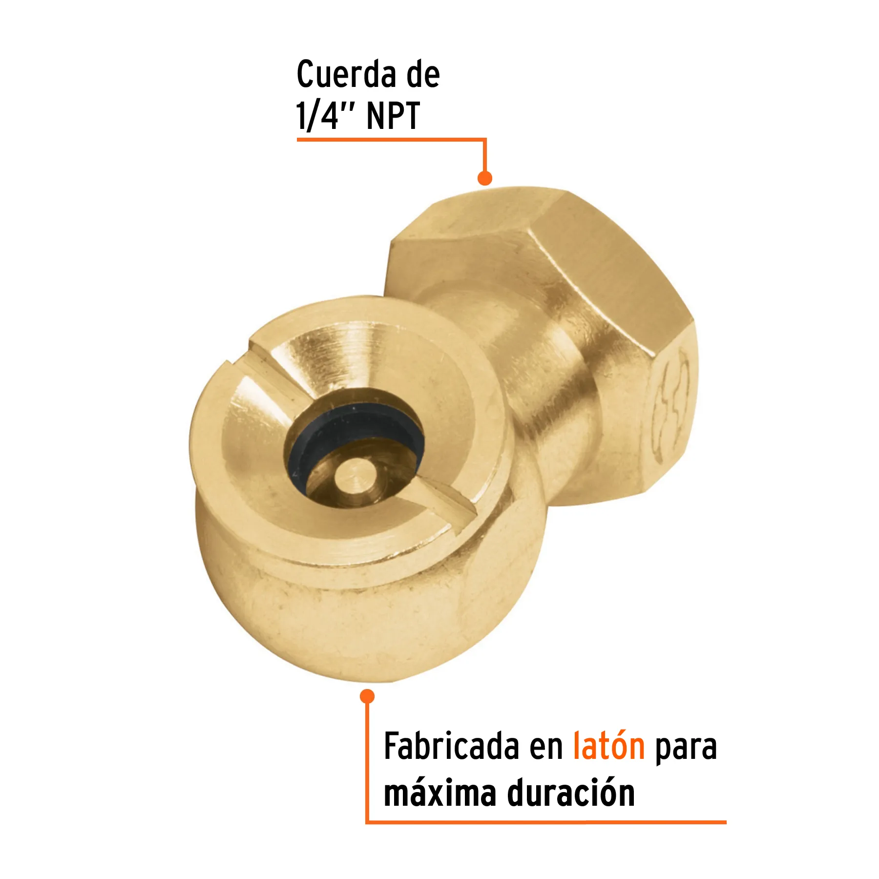 Cabeza Infladora de Llantas Conexión Hembra Truper