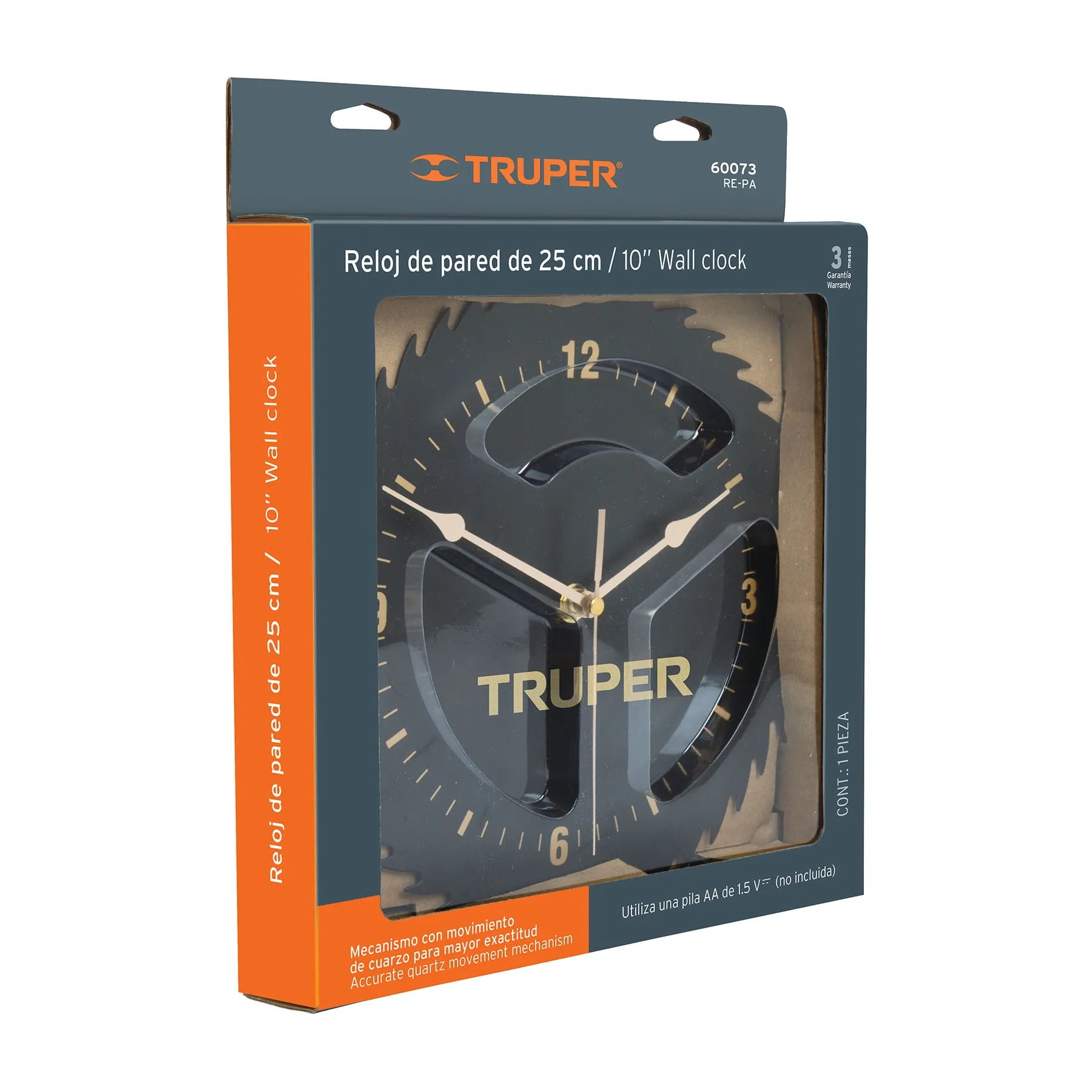 Reloj De Pared Truper