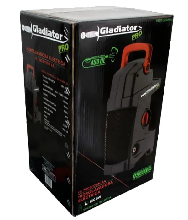 Hidrolavadora Eléctrica 1.200W 1.305 PSI Gladiator