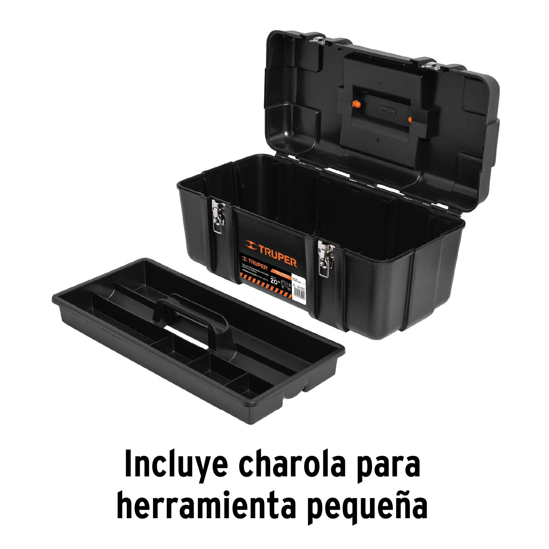 Caja Para Herramienta De 20" Industrial Broches Metálicos Truper