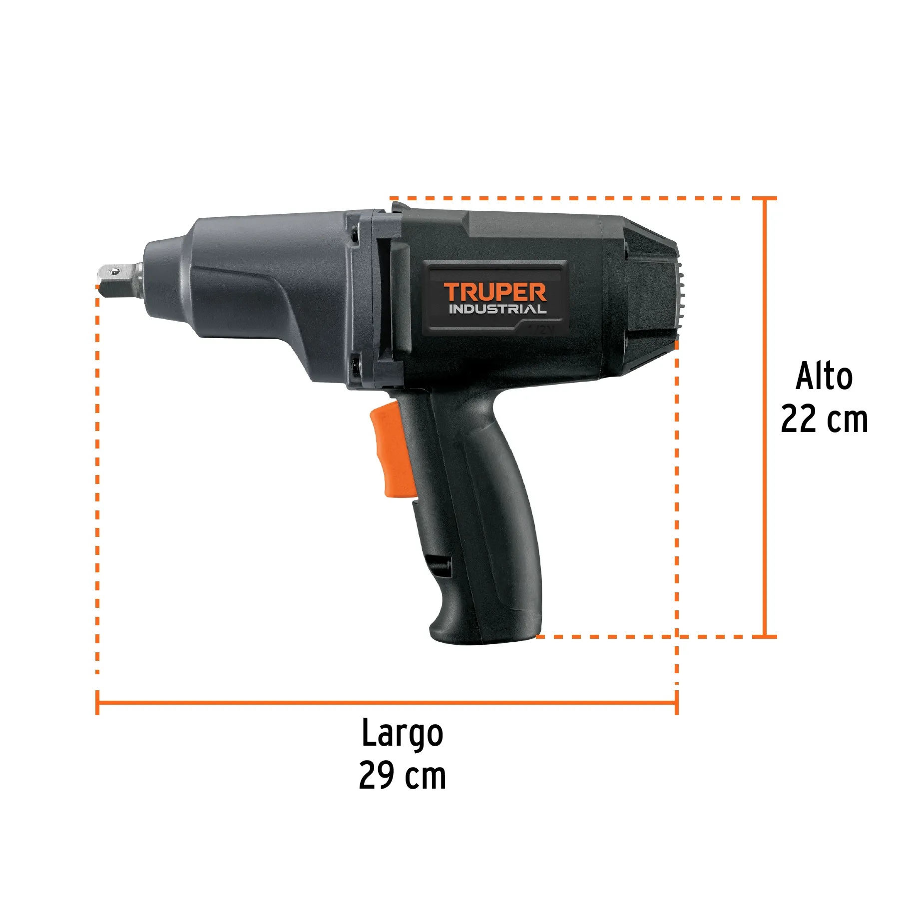 Llave De impacto 1/2" 900 W Industrial Truper