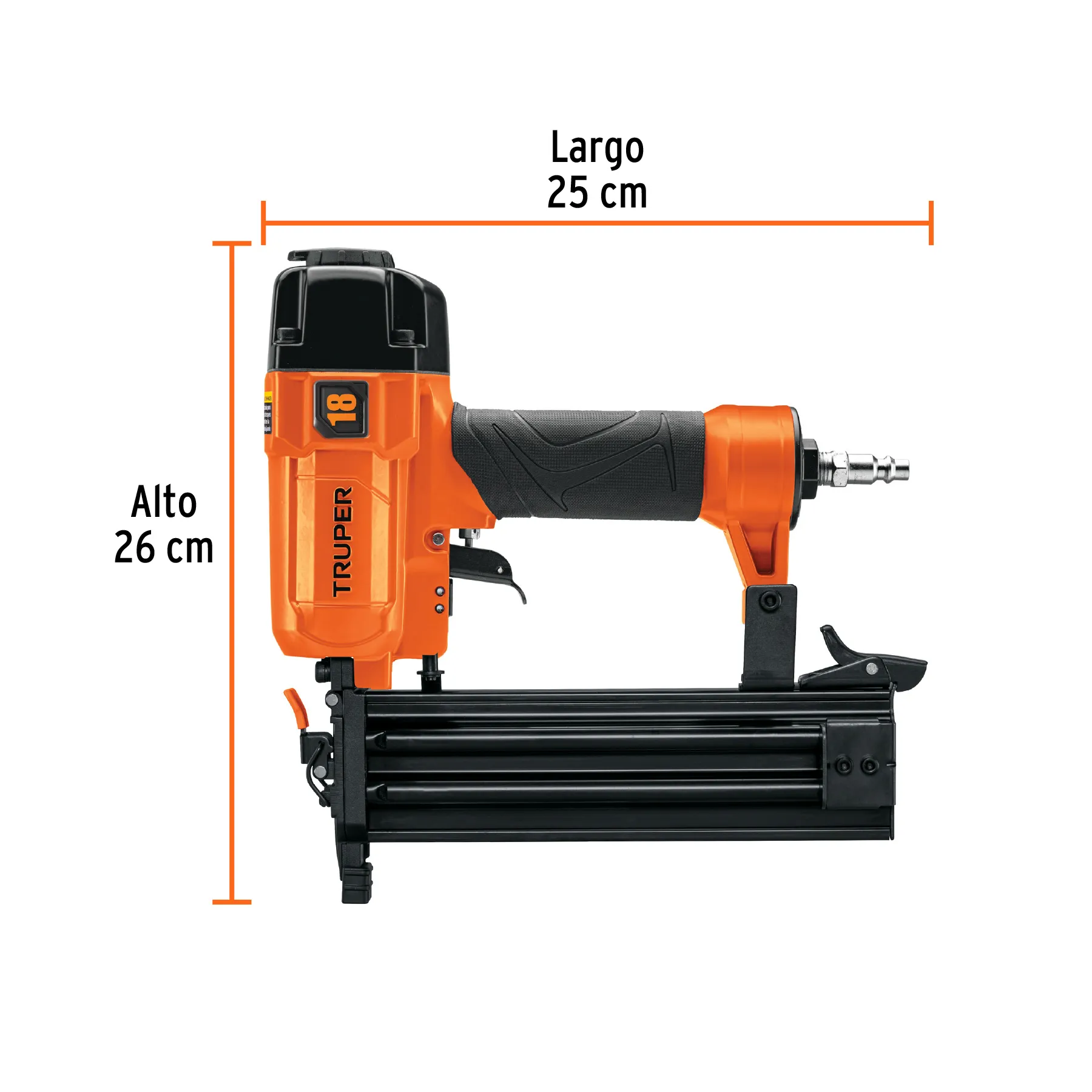 Clavadora Neumática Profesional Calibre 18 Truper