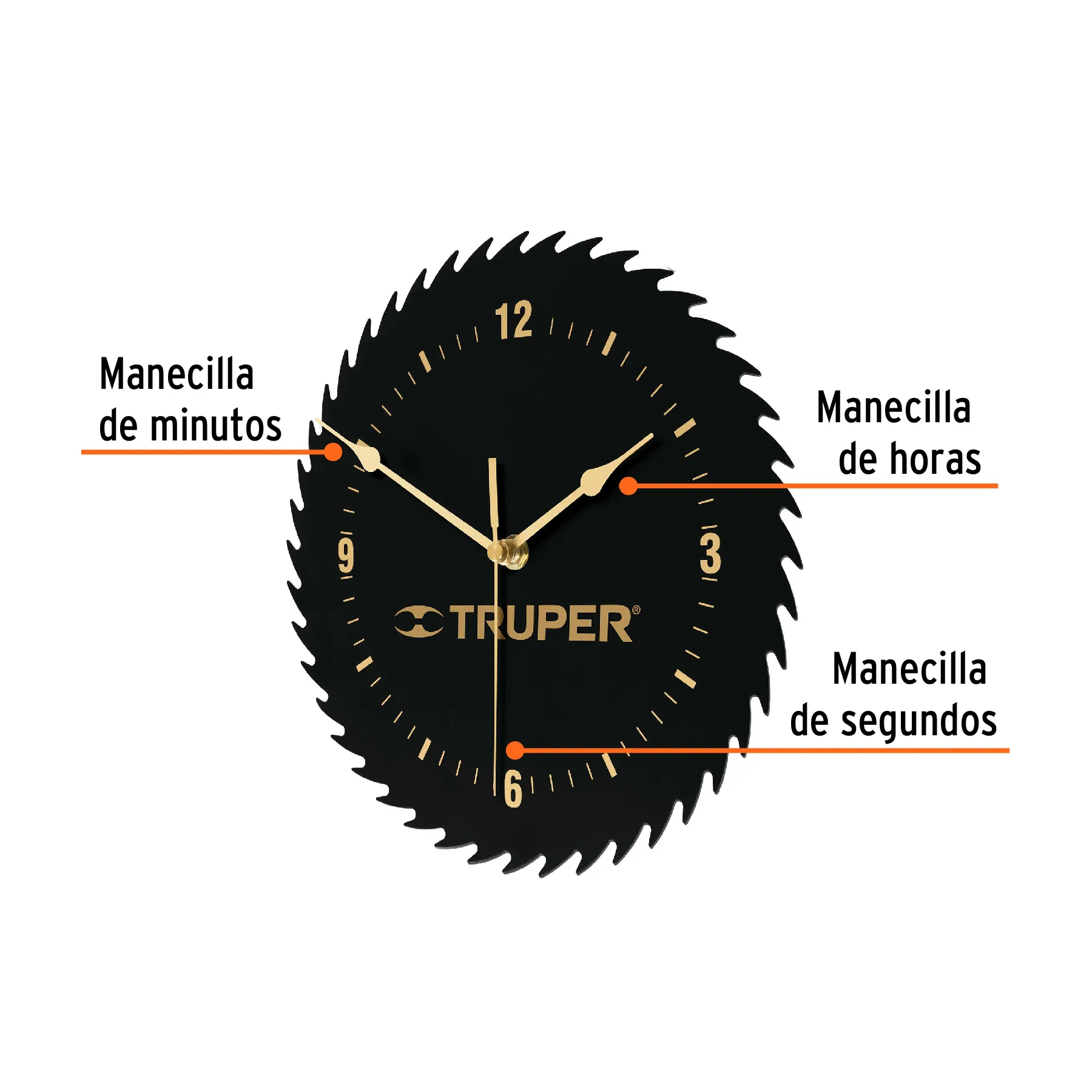 Reloj De Pared Truper