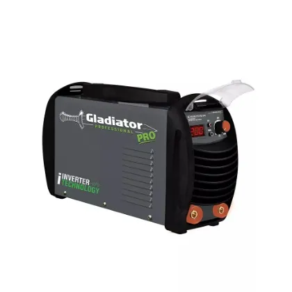 Soldador Inversor para Electrodo 200 Amperios 20-170A@110V 20-200A@220V + Careta Fotosensible IE 8200/6/170 KM Gladiator