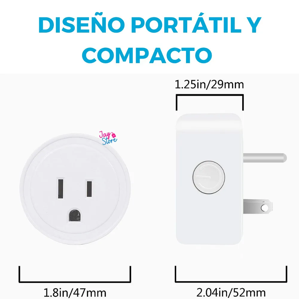 Setx4 Tomacorriente Inteligente Alexa Google Home WiFi 2.4G