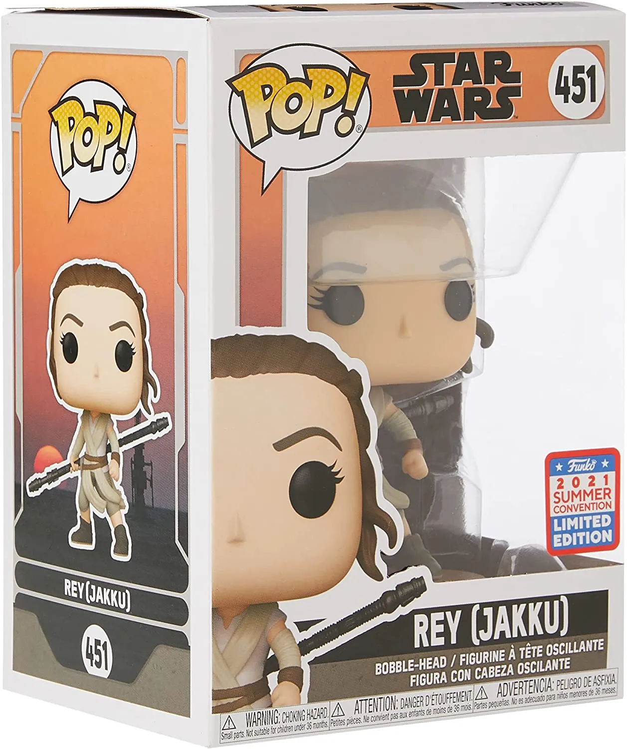 Funko Pop! Star Wars: Across The Galaxy - Rey (Jakku) (451)