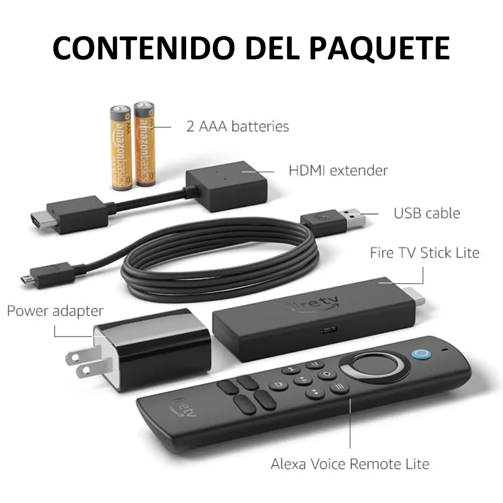 Amazon Fire TV Stick Lite Edición 2022 Control De Voz Full HD