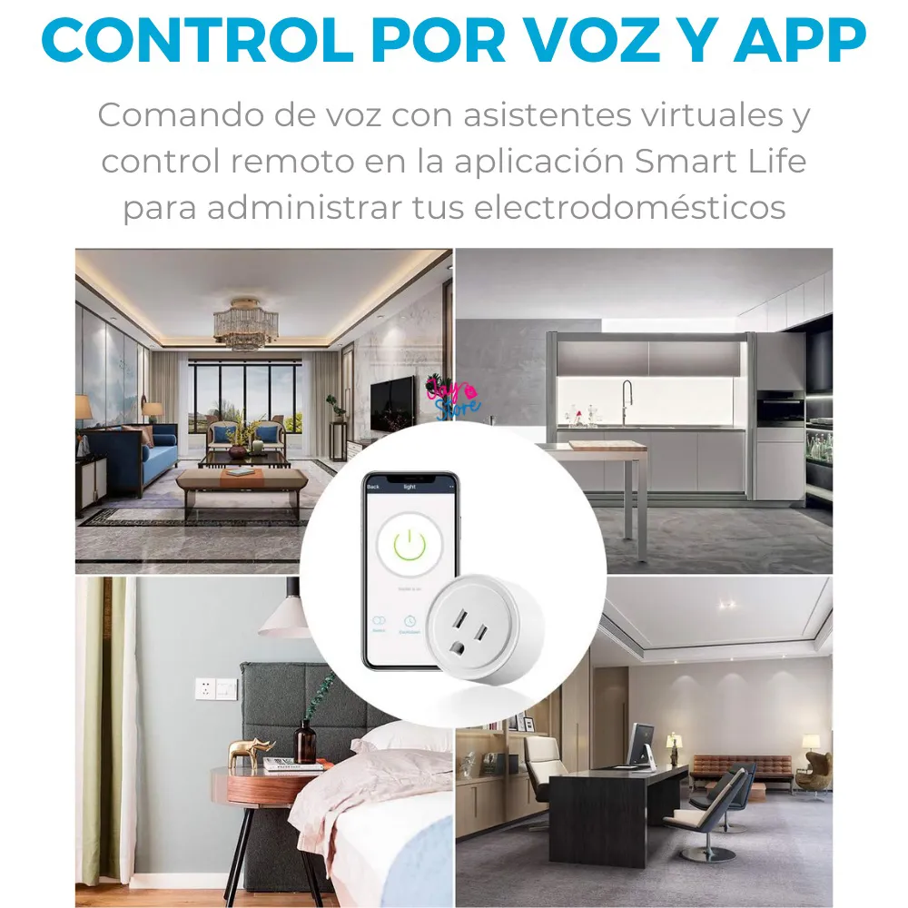 Tomacorriente Inteligente Plug Alexa Google Home WiFi 2.4G