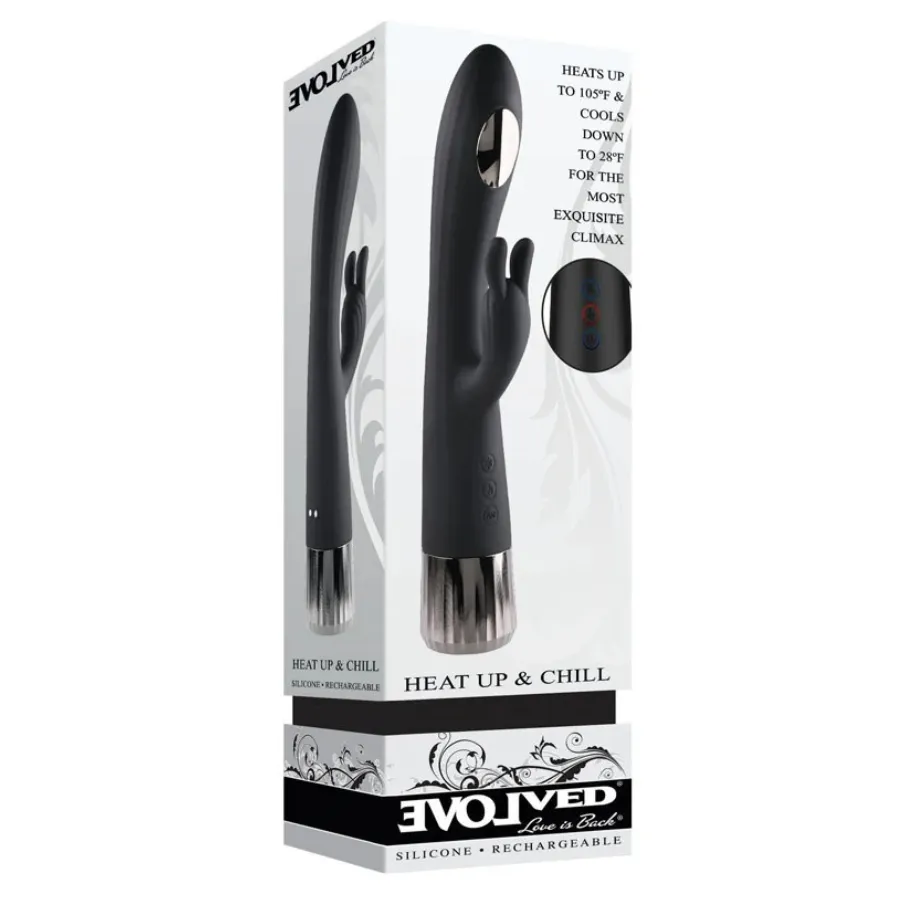 Vibrador Doble Estimulacion Frio-Calor Evolved