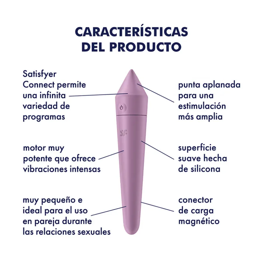 Bala Vibradora Ultra Power Bullet 8 Satisfyer