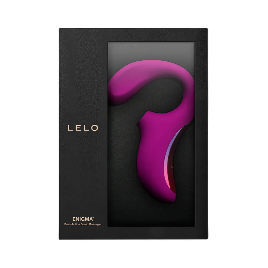 Vibrador y Succionador Enigma Morado Lelo