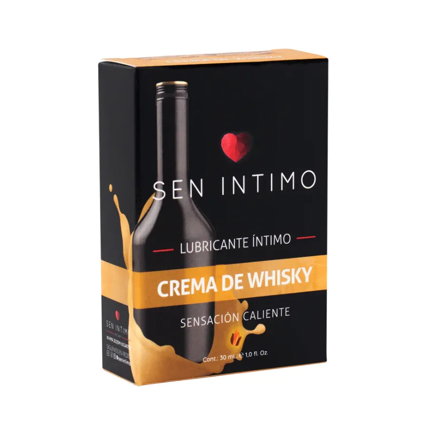 Lubricante Caliente Crema de Whisky 30 Ml Sen Intimo