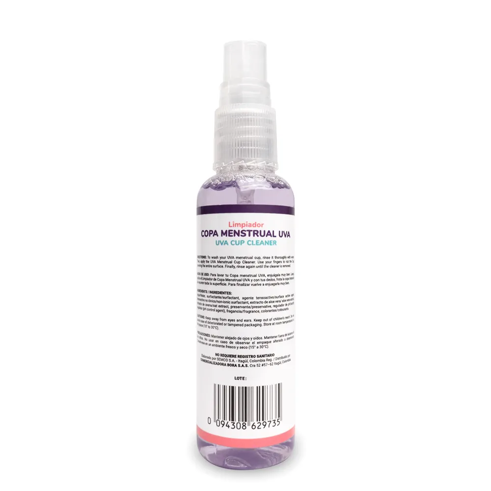 Limpiador de Copa Menstrual 58 Ml UVA