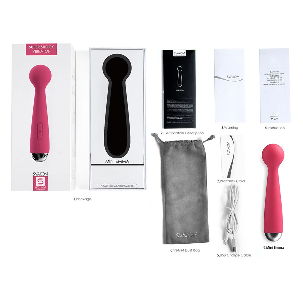 Vibrador Mini Emma Fucsia - Svakom