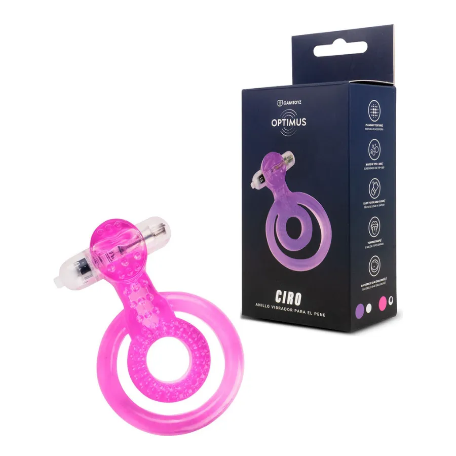 Anillo Vibrador Ciro Morado Camtoyz