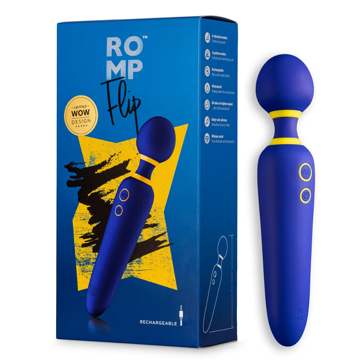 Vibrador Tipo Hitachi Flip ROMP