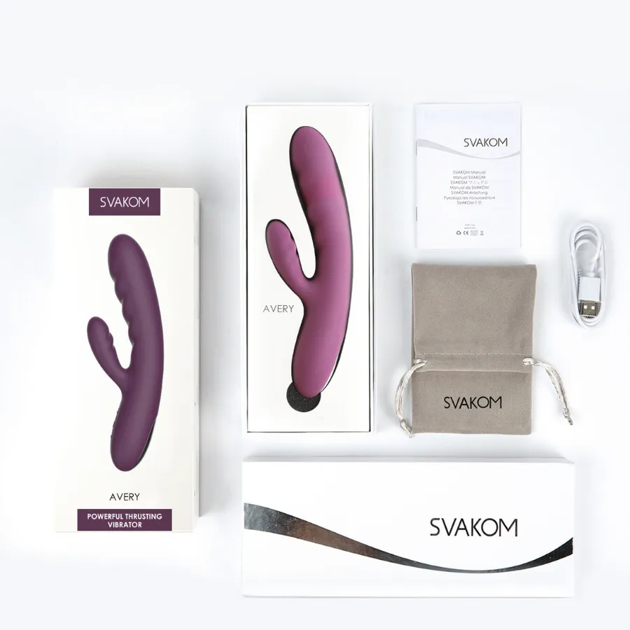 Vibrador Avery Morado Svakom