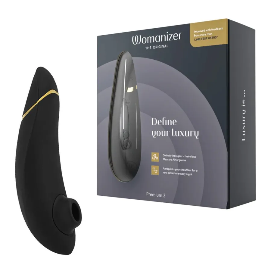 Succionador de Clítoris Premium 2 Negro Womanizer