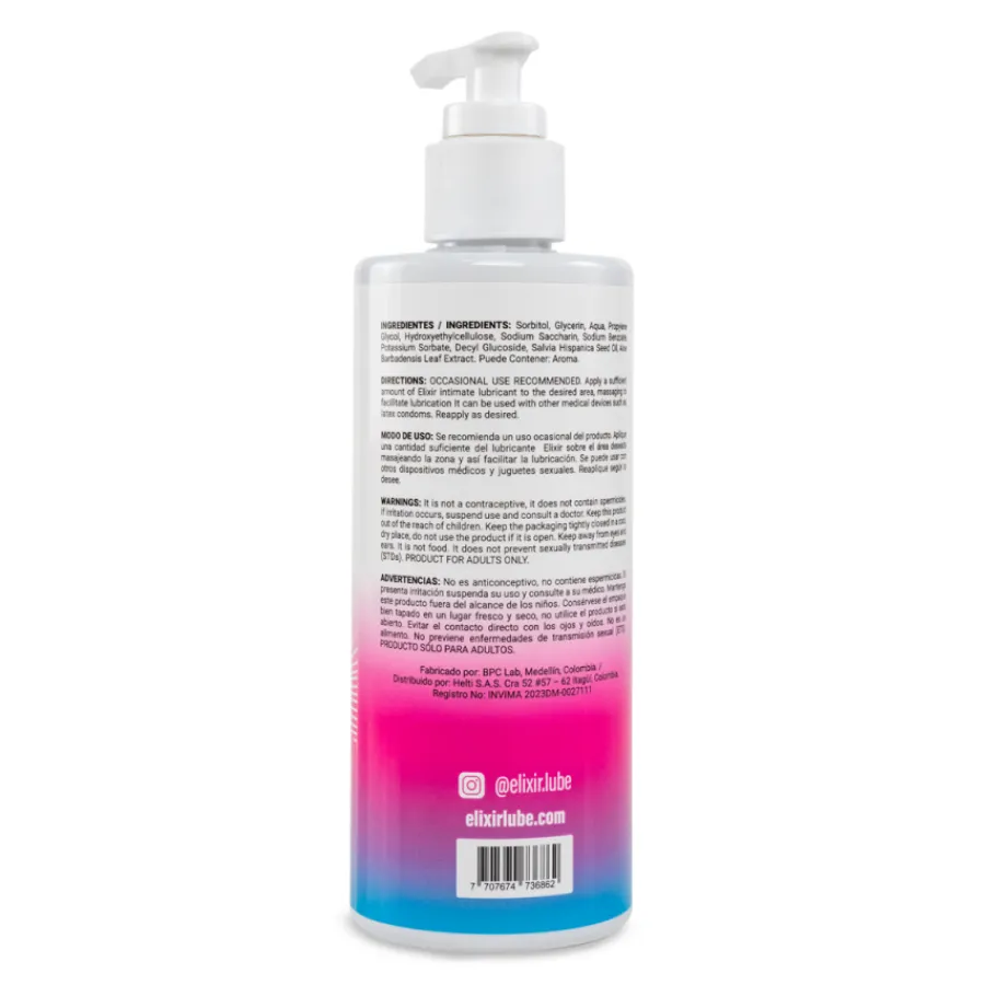 Lubricante Íntimo Tipo Cum 250 Ml Elixir