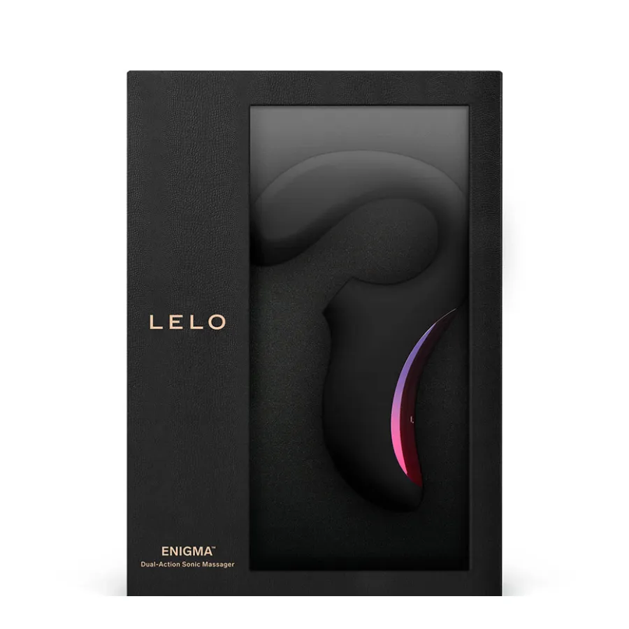 Vibrador y Succionador Enigma Negro Lelo