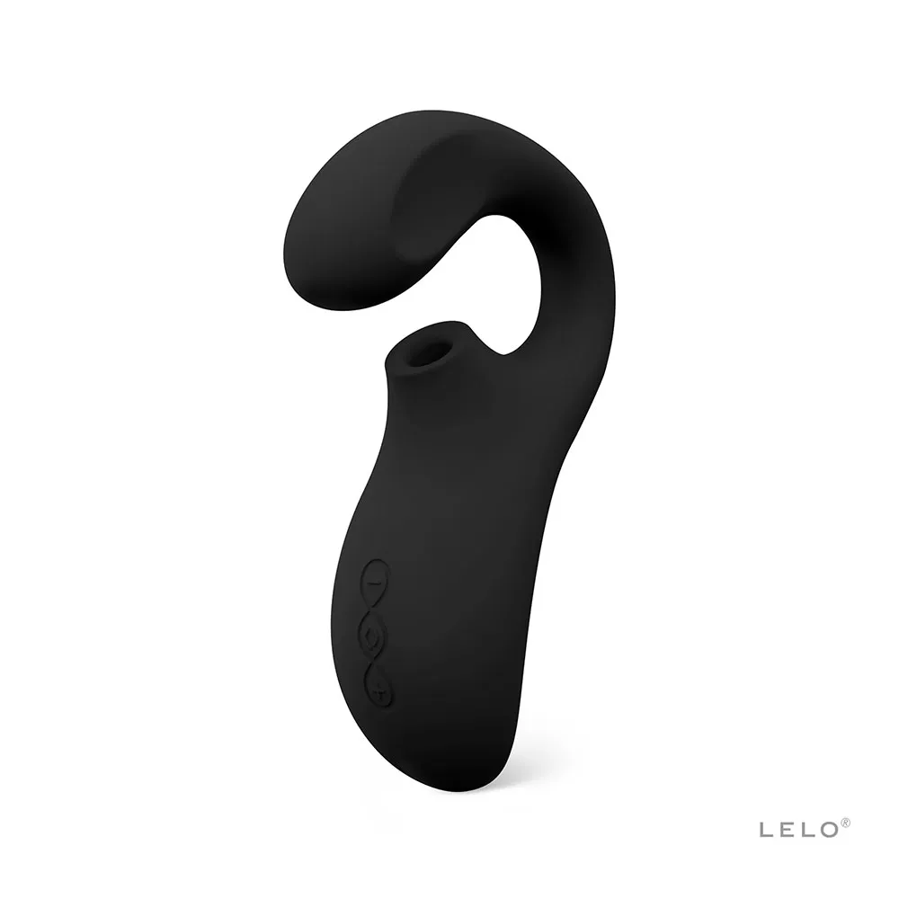 Vibrador y Succionador Enigma Negro Lelo