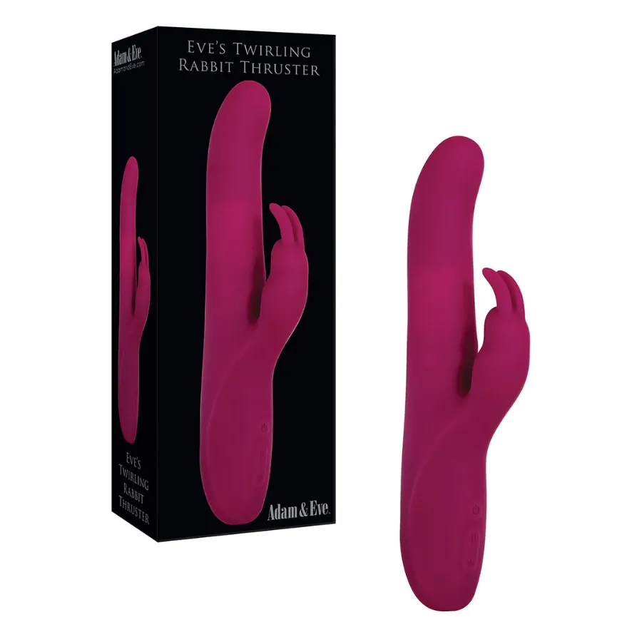 Vibrador Doble Conejo Giratorio Adam & Eve