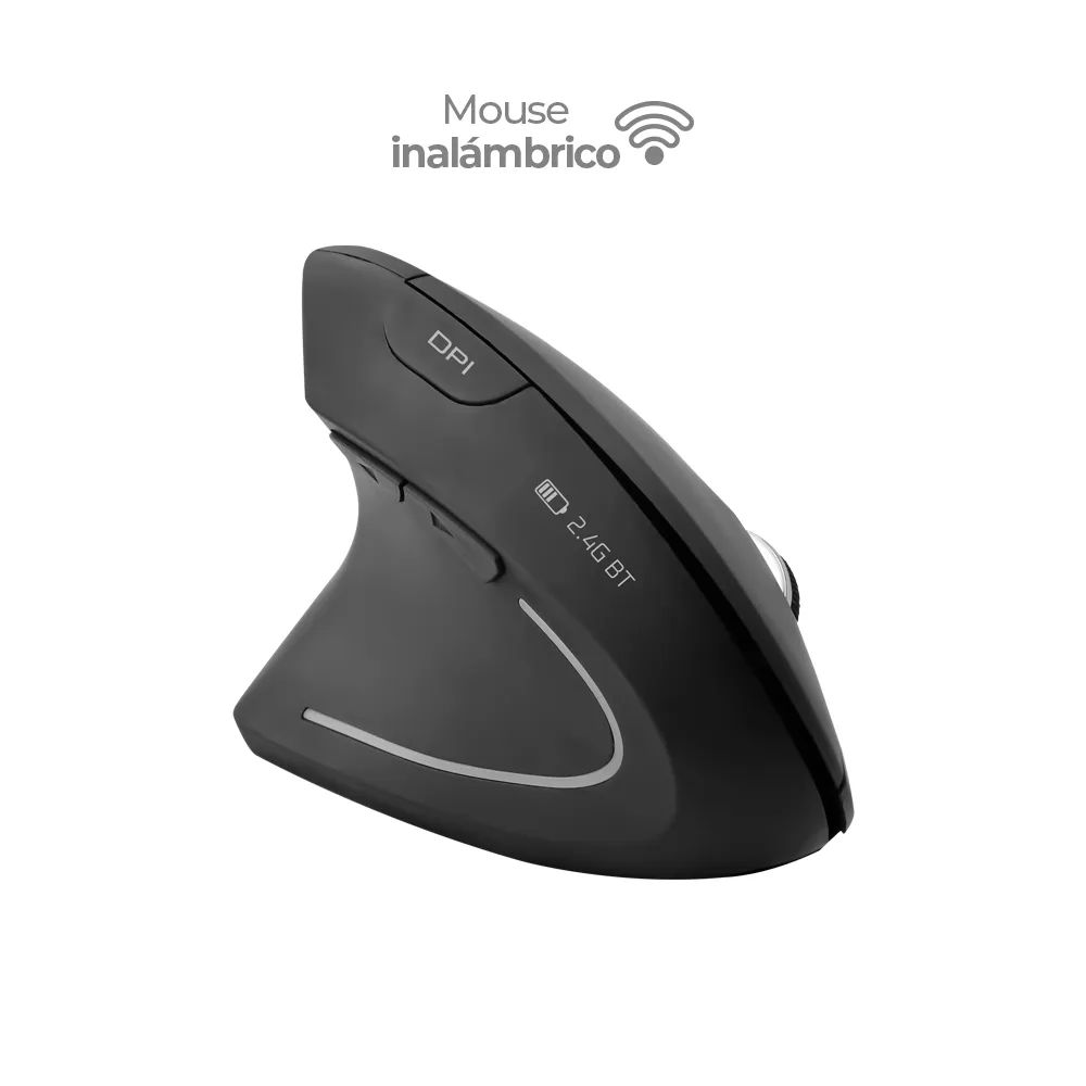 Mouse Ergonómico Vertical Recargable (Zurdo) JYR MIJR-025