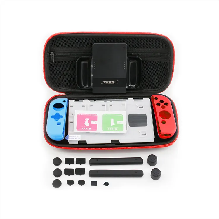 Estuche Kit Protección Dobe 7 en 1 para  Nintendo Switch Oled