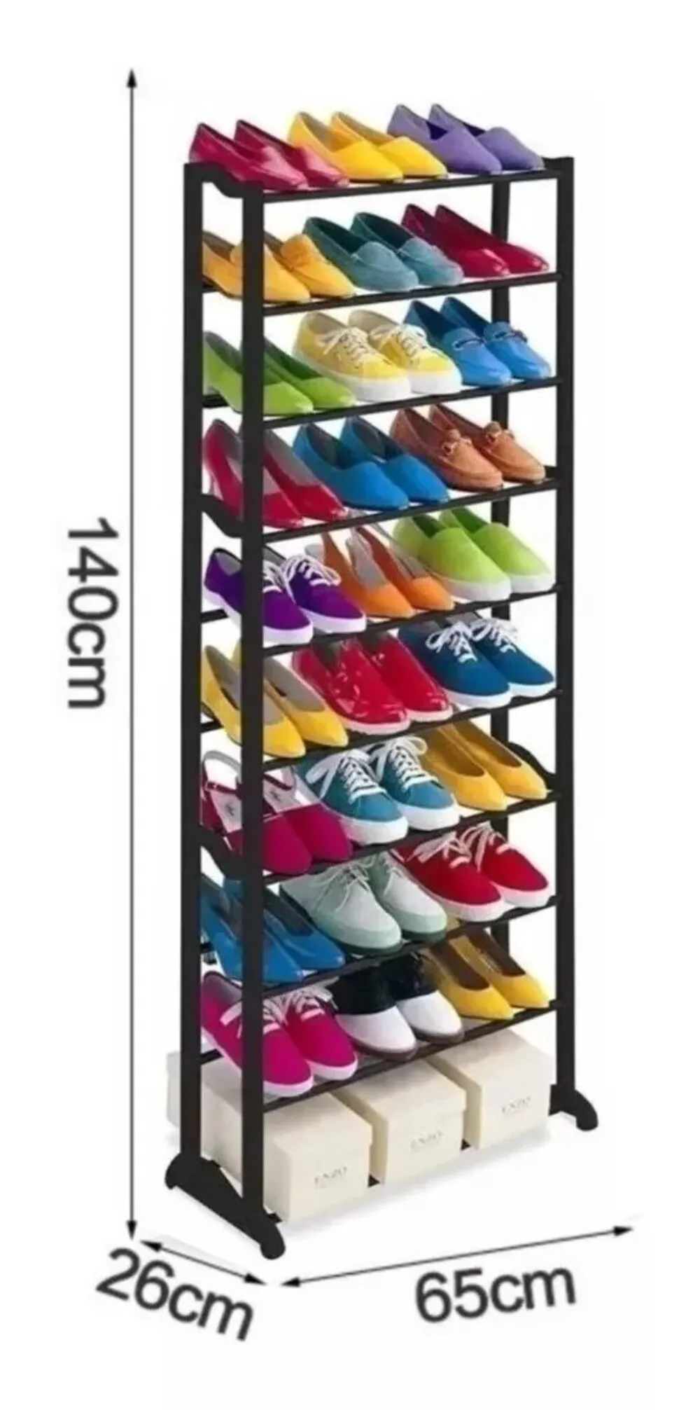 Organizador Zapatero 30 Pares 10 Niveles Amazing Shoe Rack