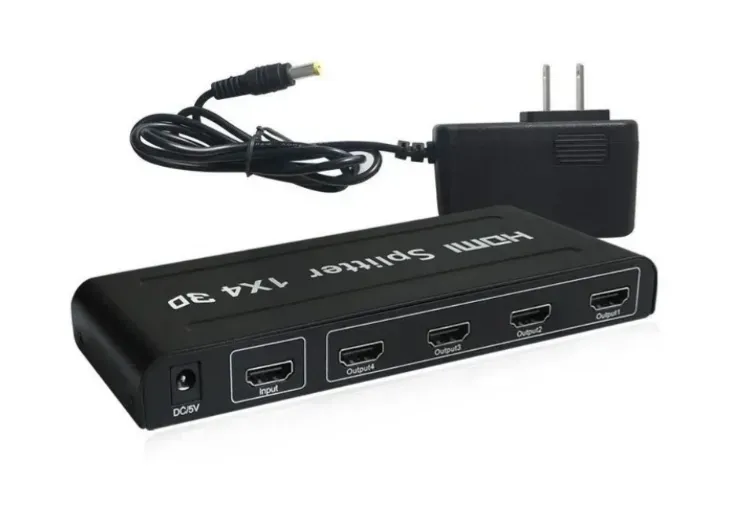 Multiplicador Splitter HDMI 1 Entrada X 4 Salidas