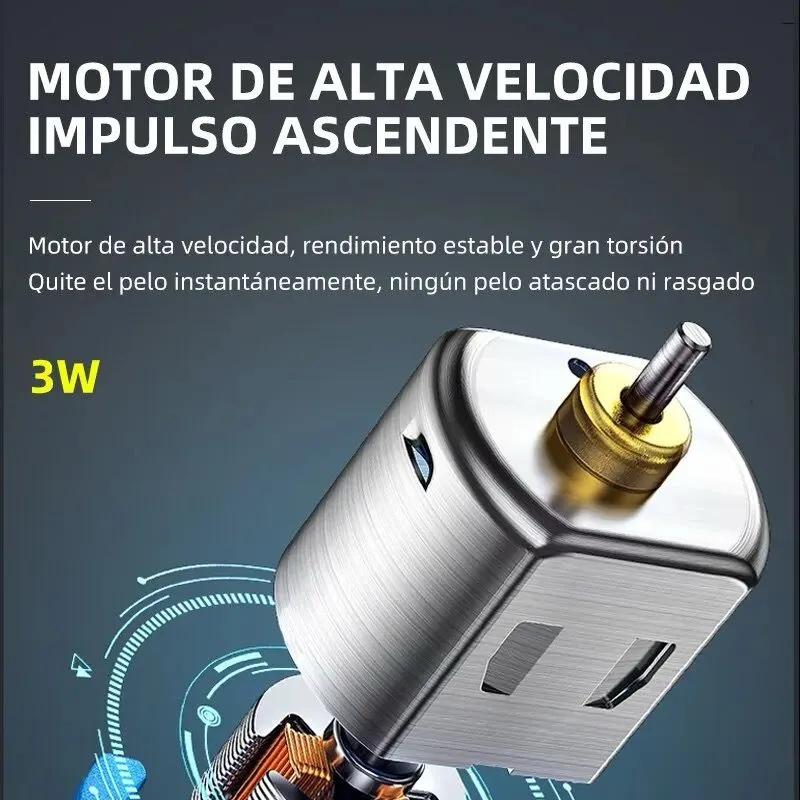 Cortadora De Pelo Eléctrica Recargable Inalámbrica Kemei