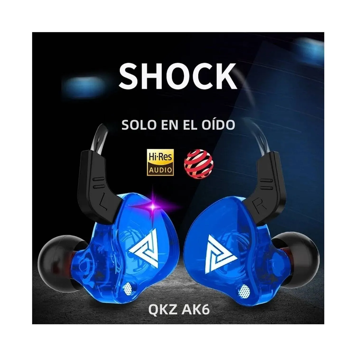 Audifonos Deportivos Qkz Ak6 Con Cancelación De Ruido