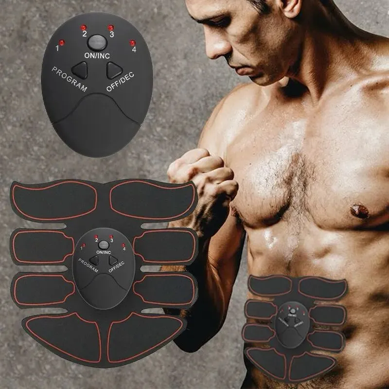 Estimulador Muscular Eléctrico Inalámbrico Abdominal ABS Gimnasia Pasiva