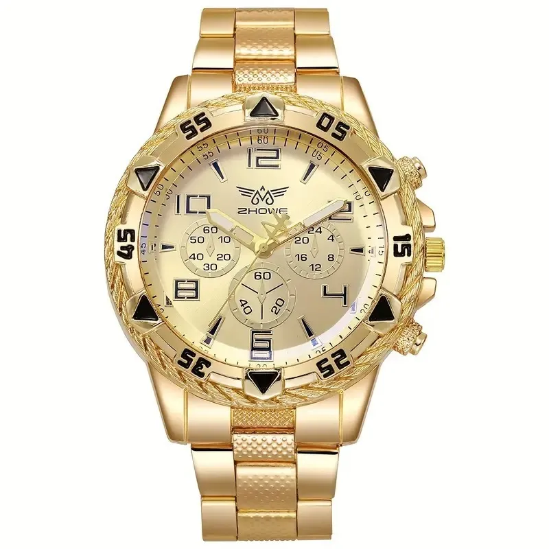 Reloj Con Esfera Grande Redonda Para Hombre