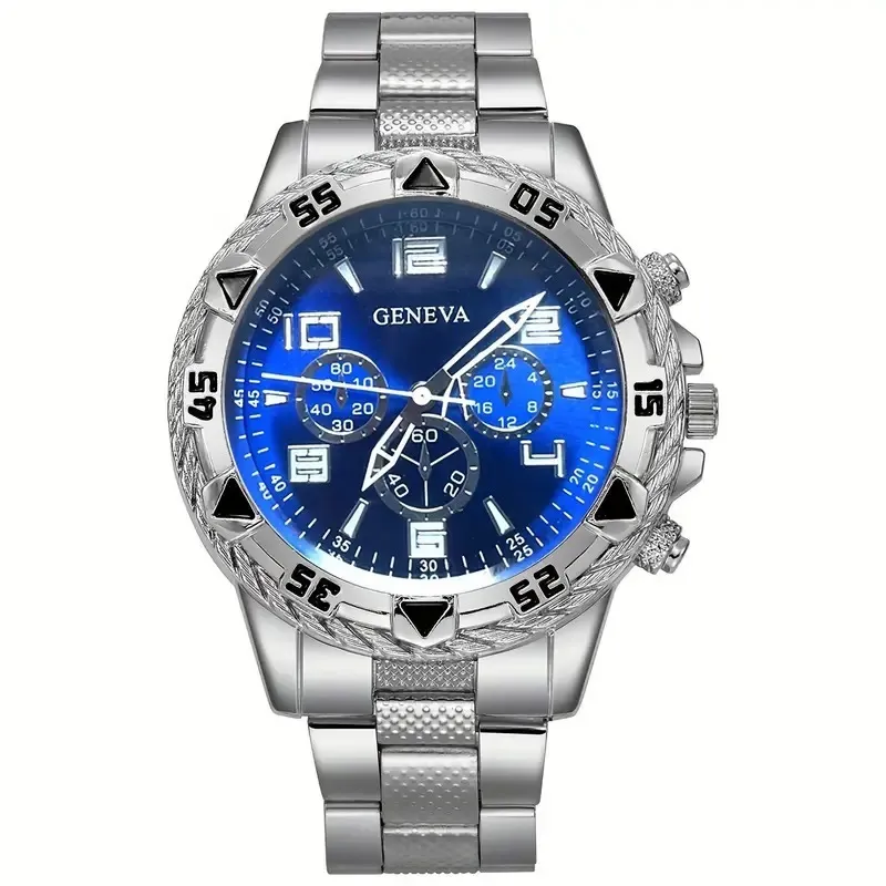 Reloj Para Hombre Pulsera De Acero Inoxidable