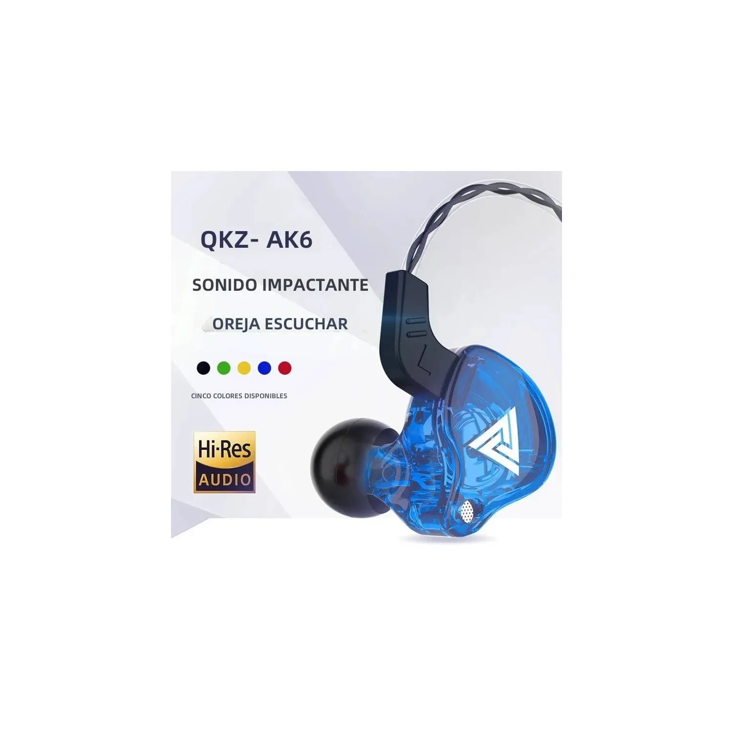 Audifonos Deportivos Qkz Ak6 Con Cancelación De Ruido