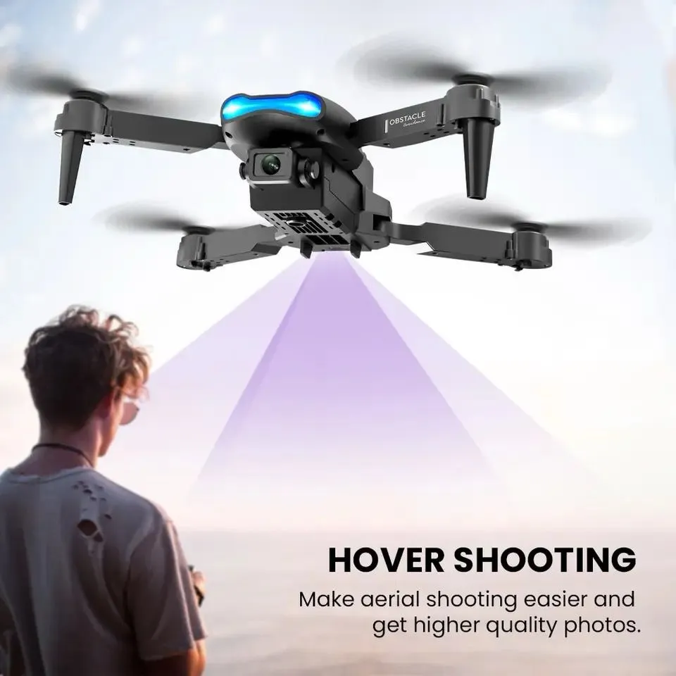 Drone E99 K3 Pro Con Doble Cámara De Alta Sujeción HD 4k Plegable