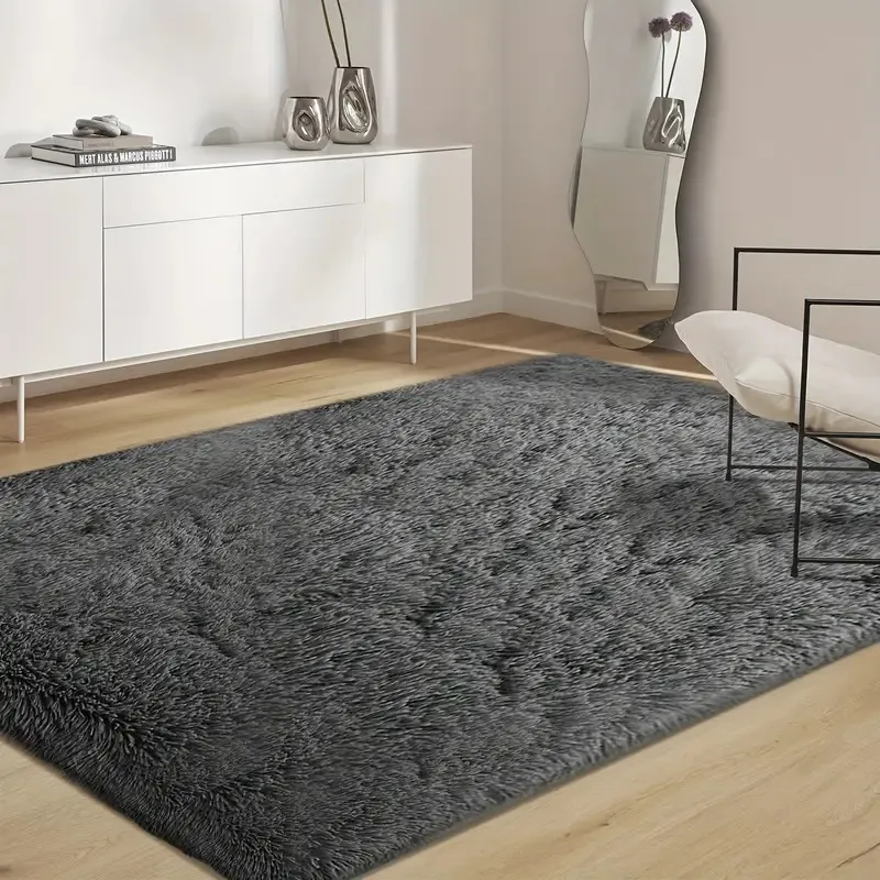 Alfombra Peluche 200 x 150 Cm Para Sala Habitación