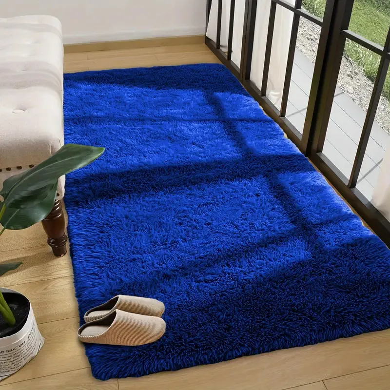 Tapete Alfombra Peluche 170x120 Cm Para Sala Habitación