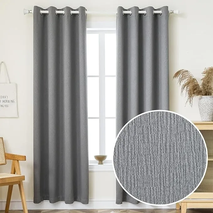 Cortinas Blackout Antiluz Juego De 2 Paneles Premium 280x220 Centimetros