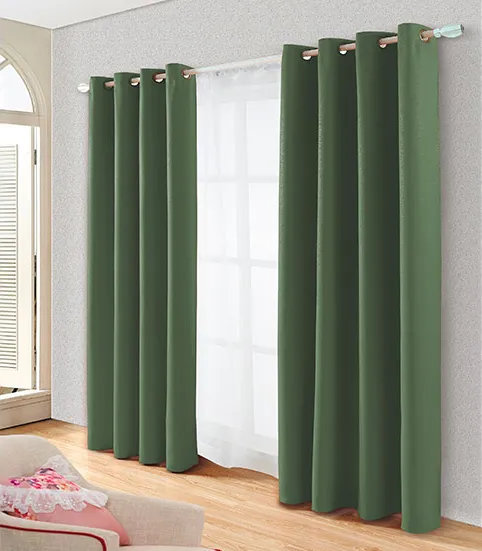 Juego De Cortinas Blackout Antiluz Premium 280x220 Cm