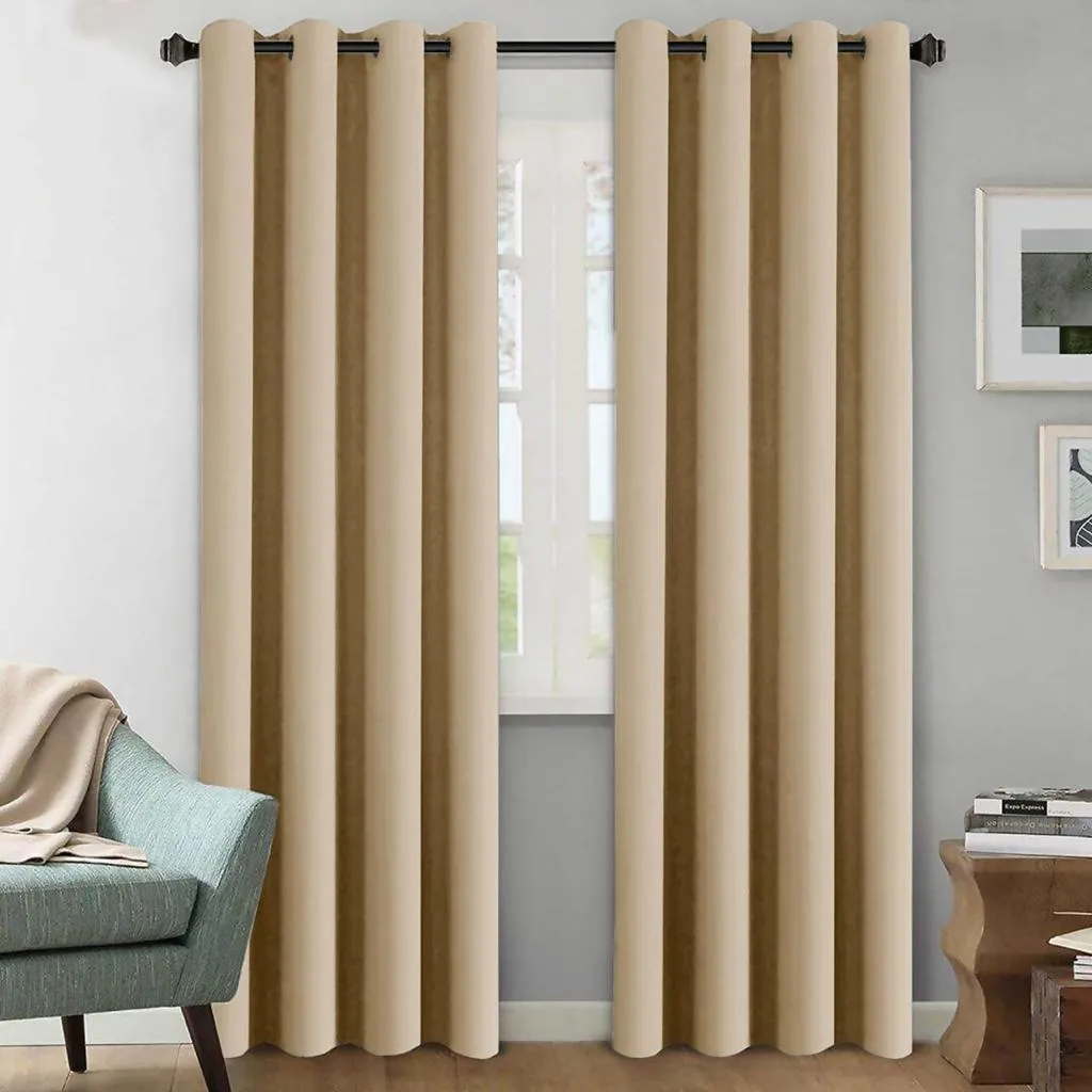 Juego De Cortinas Blackout Premium 280x220 Cm