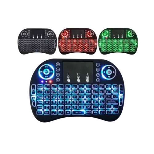 Mini Teclado Inalámbrico Recargable Retroiluminado