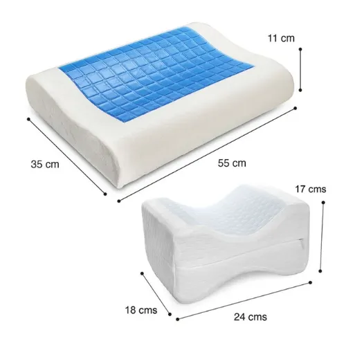 Almohada Memory Pillow Ortopédica Indeformable Cool Gel Fund