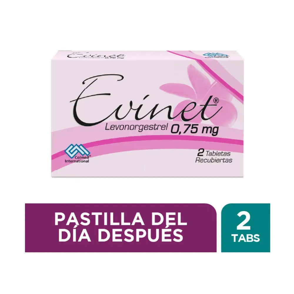 Evinet 0,75mg - Caja X2 Tabletas