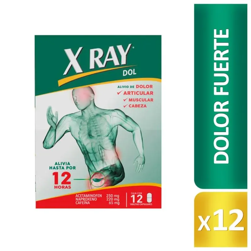 X Ray Dol x 12 Tabletas 